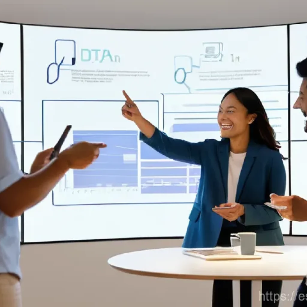 코크리에이션에서의 고객 참여의 중요성 - **Prompt 1: The Collaborative Ideation Hub**
    "A vibrant and modern co-working space filled with ...