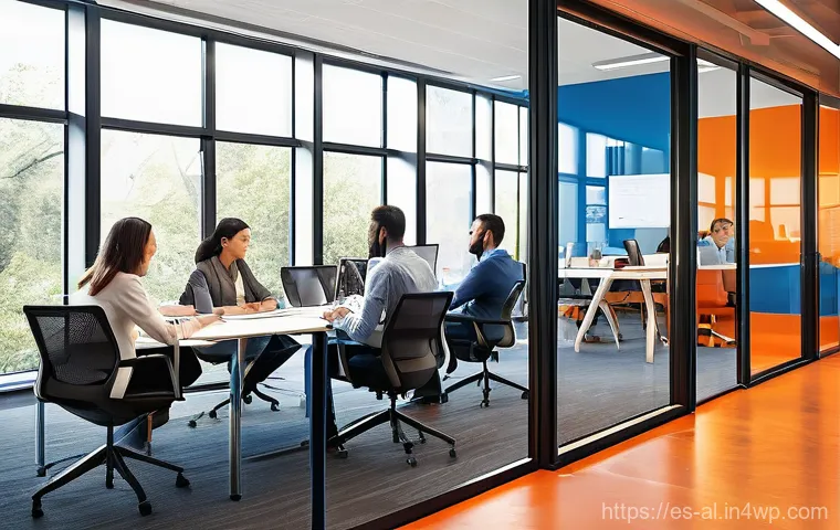 코크리에이션에서의 피드백 시스템 구축하기 - **Prompt: The Art of Refined Collaboration**
    "A diverse team of professionals (men and women of ...